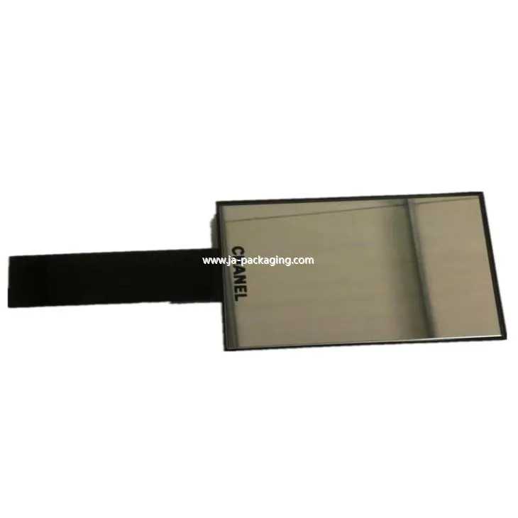 Black Glossy Plast Folding Mirror